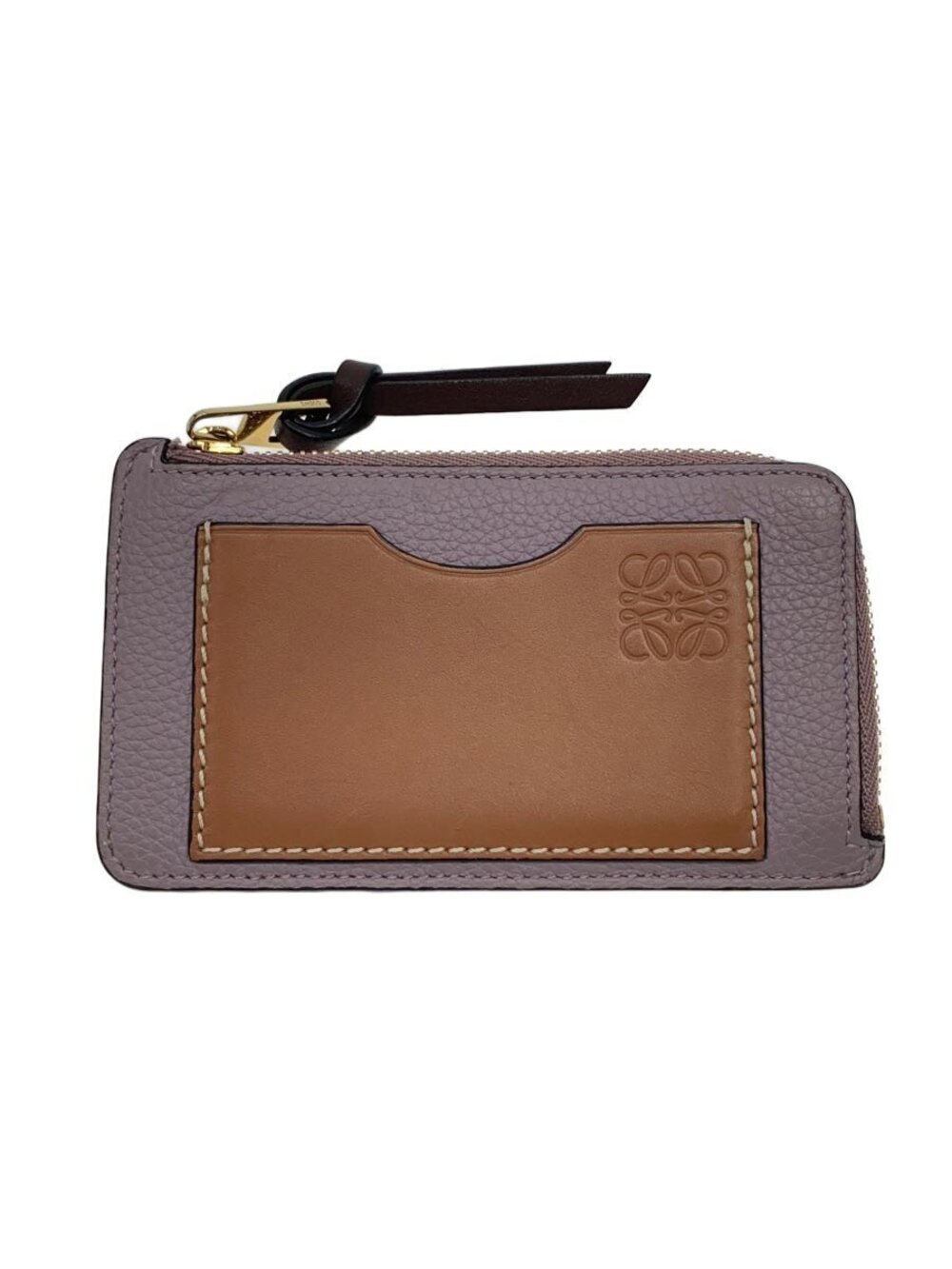 Loewe Coin Card Leather Purple